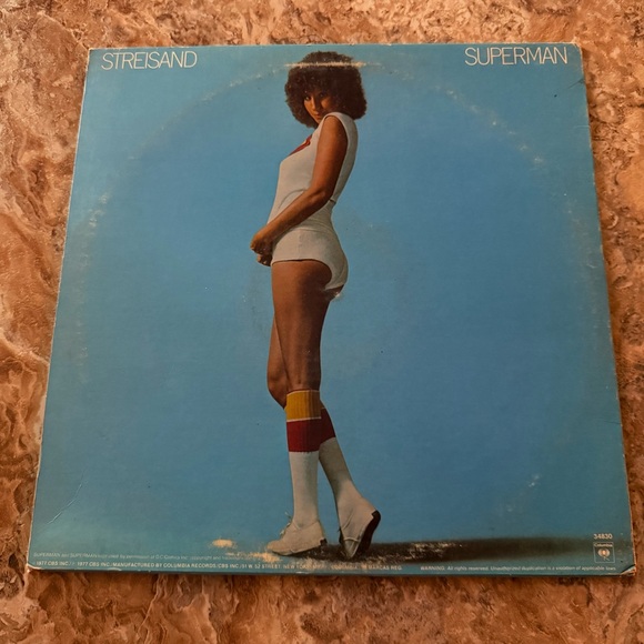 Barbara Streisand Superman LP Vinyl Record 1977 Columbia 34830 - Picture 2 of 6